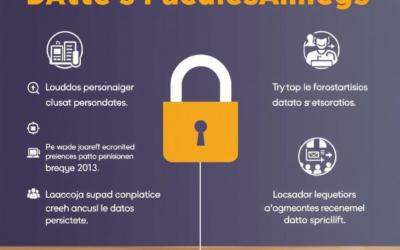 Consejos para proteger datos personales y evitar estafas en línea.